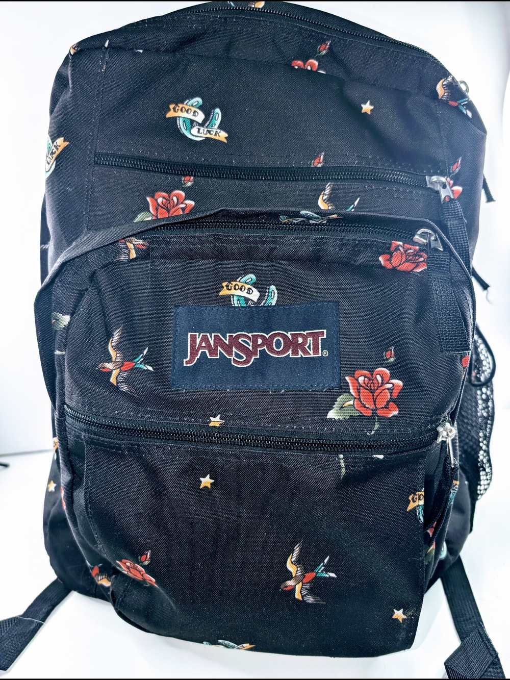 JanSport Tattoo Parlor SuperBreak Plus Backpack Black